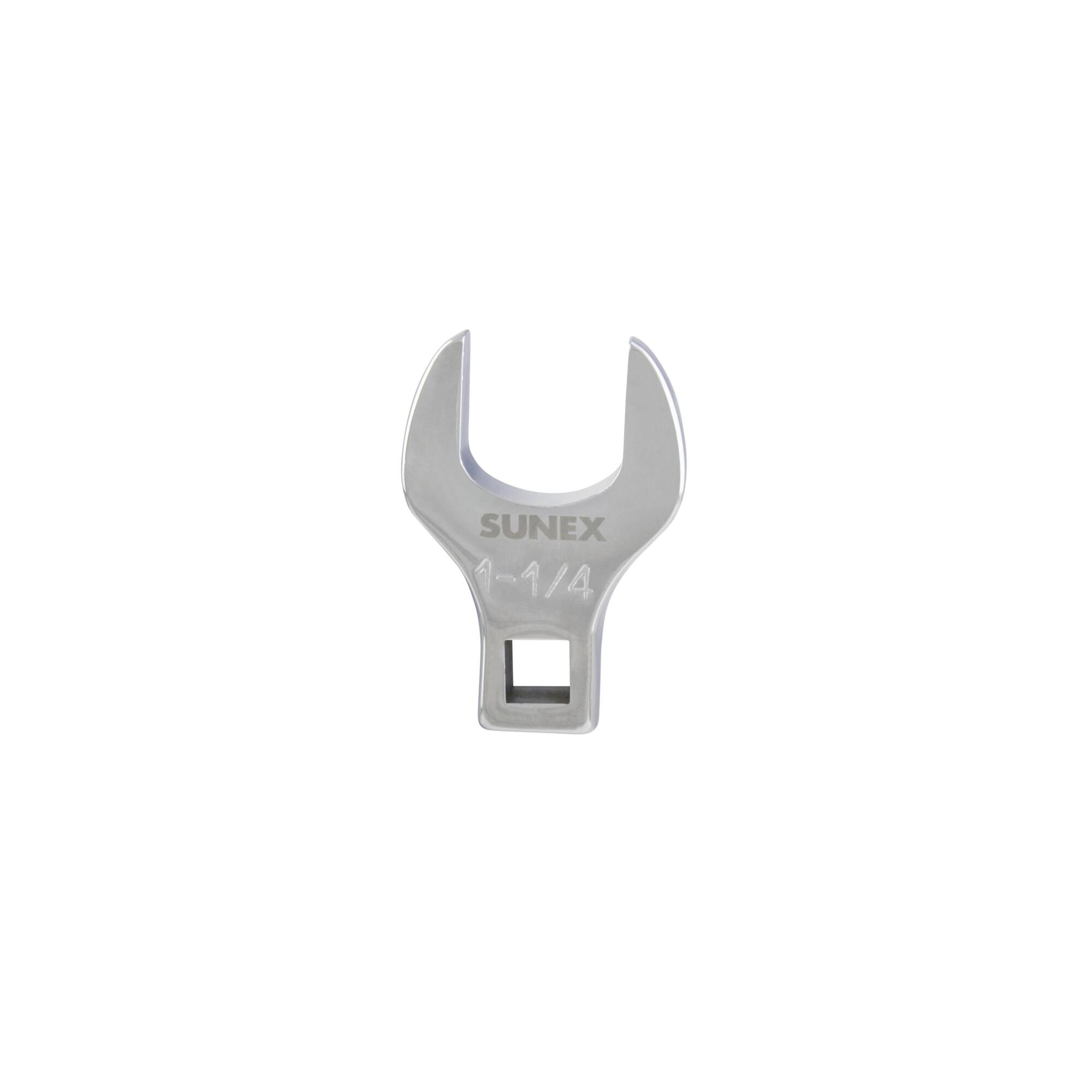 Sunex Tools Jumbo Crowfoot Wrench — 1/2in. Dr., 1-1/4in., Full Polish Chrome, Model# 97740A